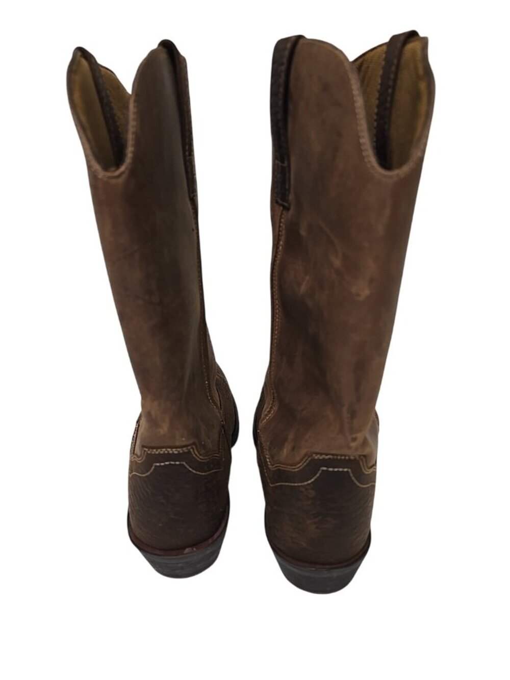 Laredo Men's 68449 Gilly Cowboy Western Boot Square Toe Brown Size 9D - Picture 3 of 7